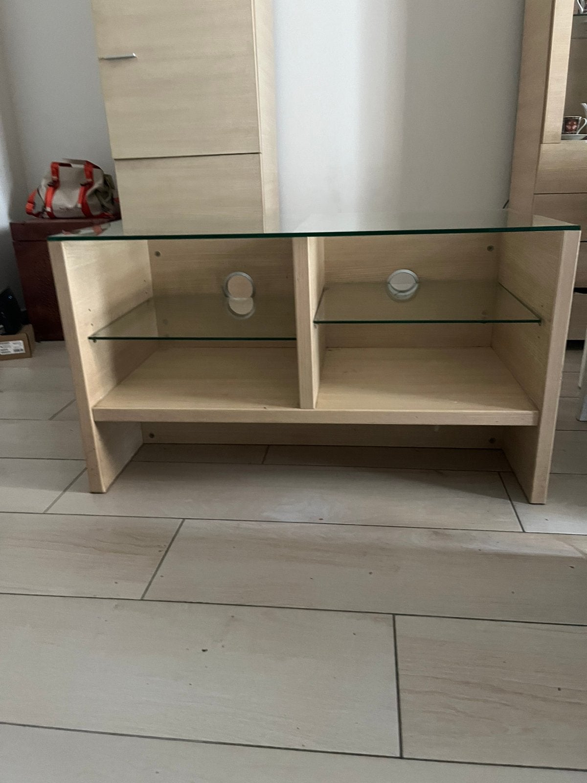 Table TV, Enlèvement, Utilisé, Verre