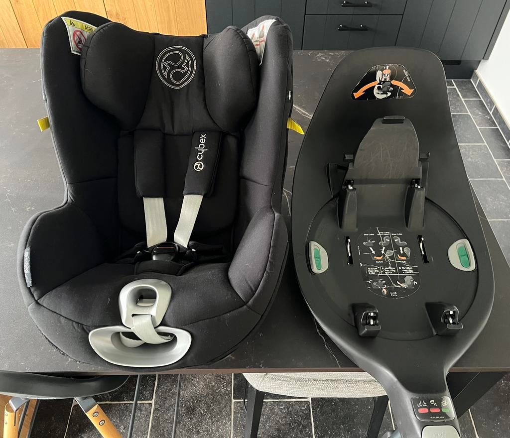 CYBEX base Z & Cybex Sirona Z i-Size autostoel, Verstelbare rugleuning, Gebruikt, 0 t/m 18 kg, Isofix