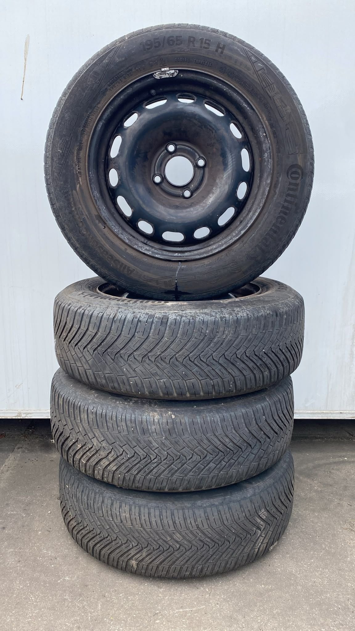 Citroen Berlingo Peugeot Partner Allseason Banden Set 195-65, Auto-onderdelen, Banden en Velgen, Banden en Velgen, Gebruikt, Ophalen of Verzenden