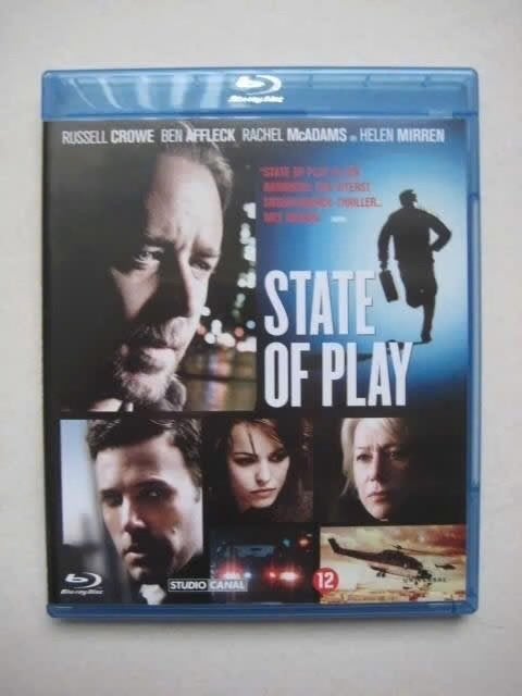 Blu-ray State of Play (2009) Russell Crowe Ben Affleck, Cd's en Dvd's, Blu-ray, Ophalen of Verzenden, Nederlands, Blu-ray, Nederlands