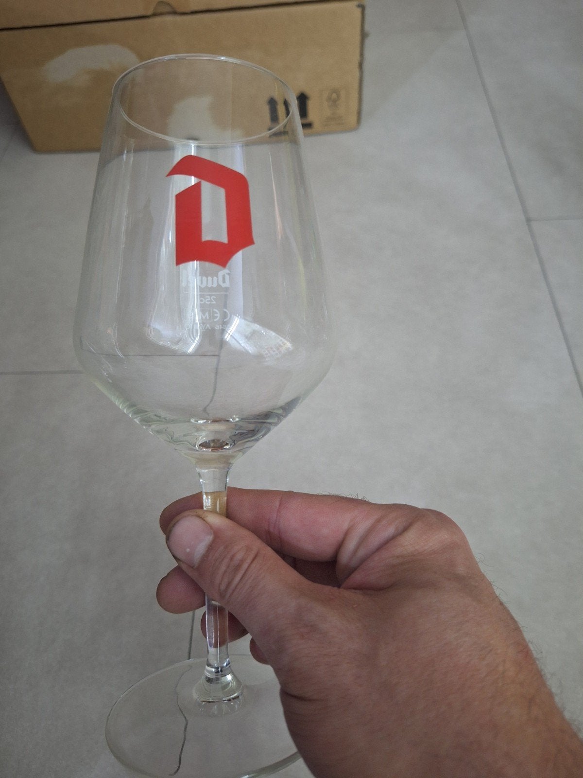 Duvel wijnglas, Verzamelen, Ophalen of Verzenden