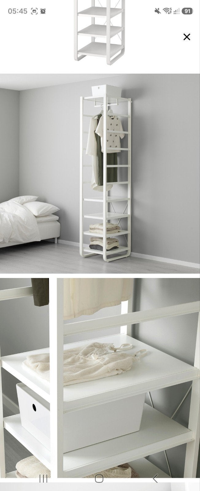 ELVARLI Ikea Kledingkastcombinatie, Ophalen of Verzenden, Gebruikt