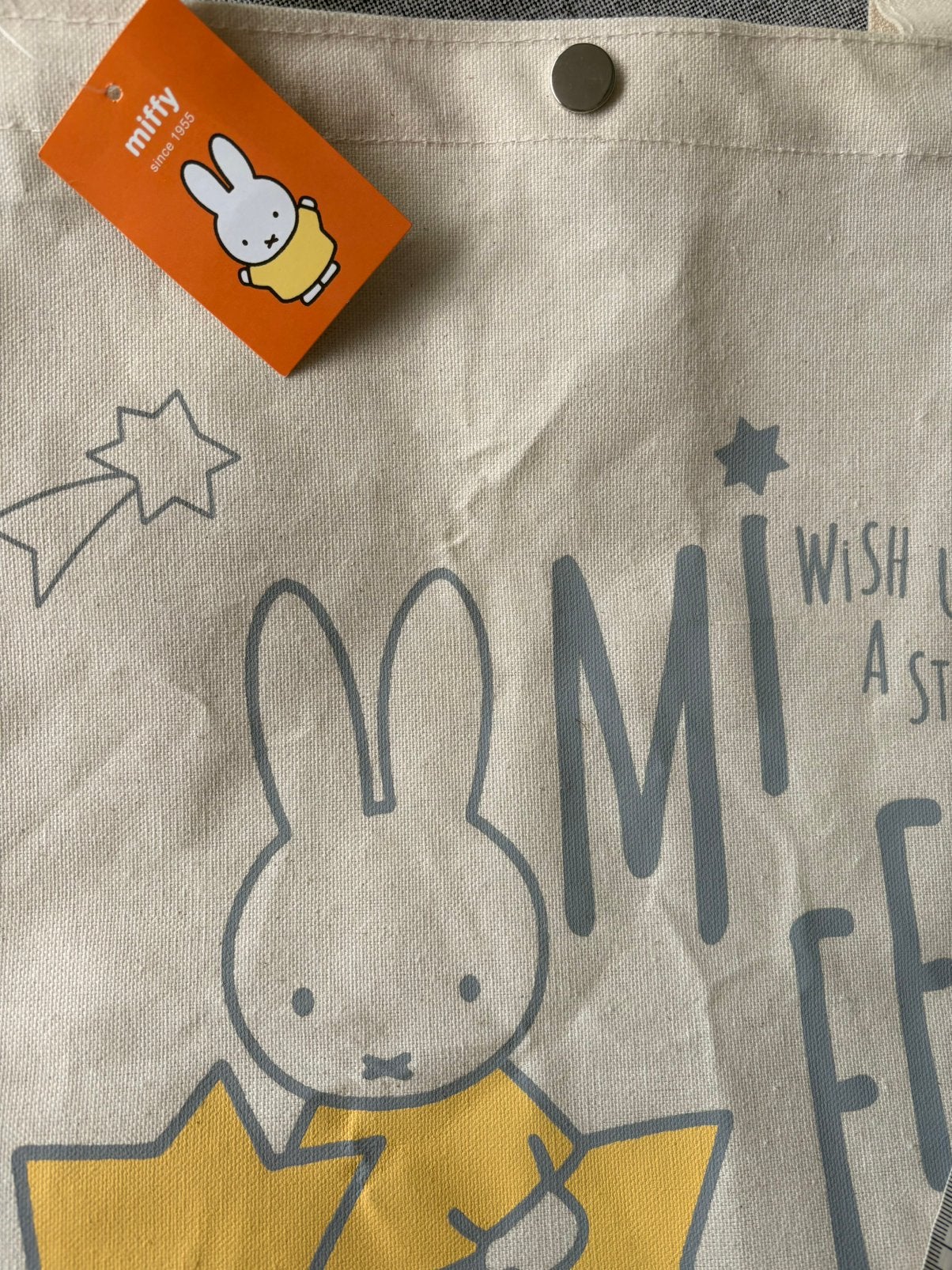 Sac Miffy cabas, Enlèvement ou Envoi, Comme neuf, Jaune