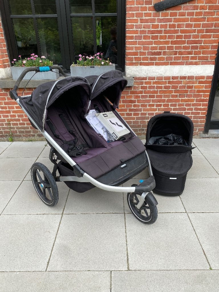 Dubbele buggy, Kinderen en Baby's, Buggy's, Gebruikt, Overige merken, Duomodel, Ophalen