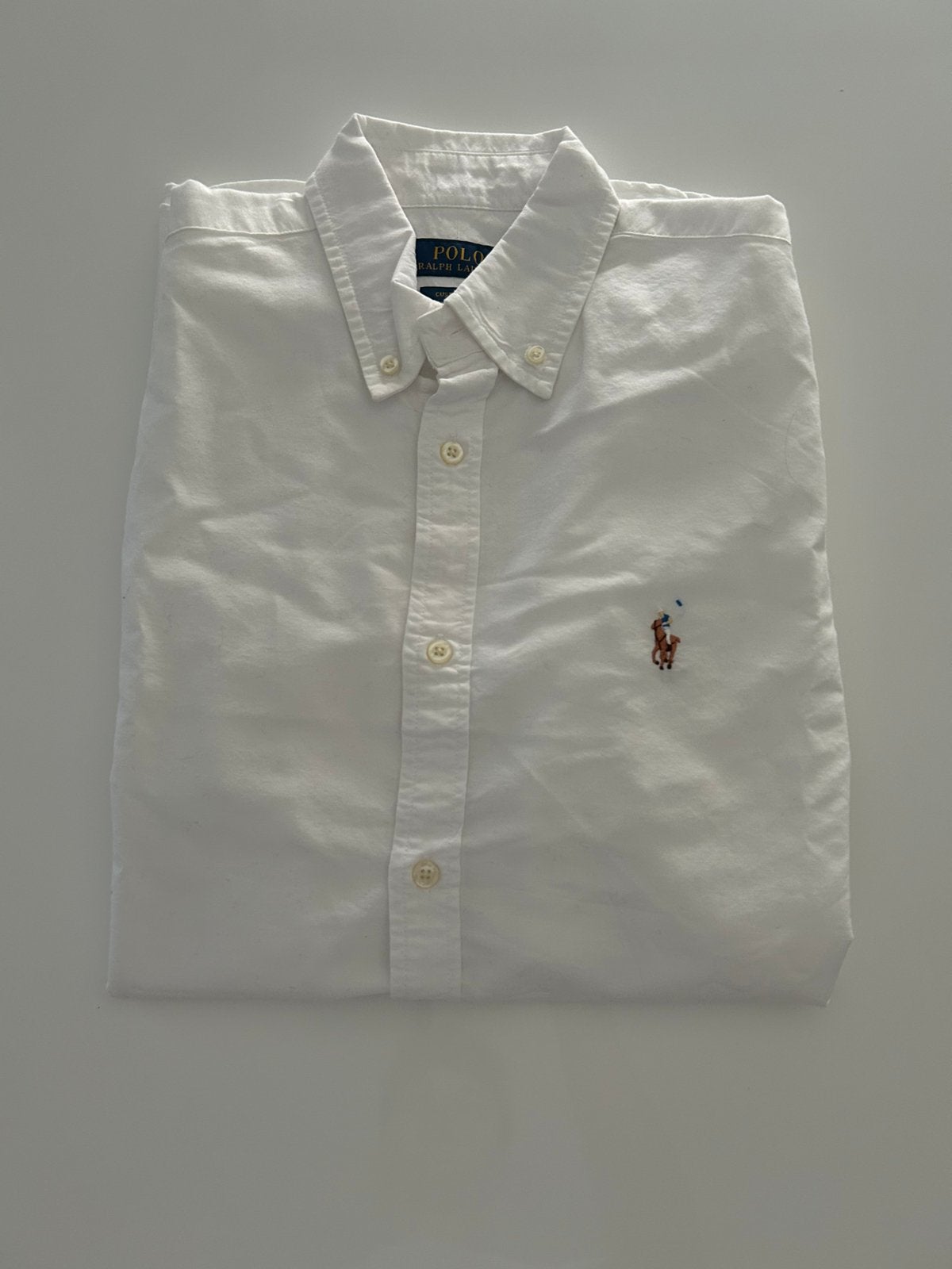 Ralph Lauren hemd, Vêtements | Hommes, Chemises, Enlèvement ou Envoi, Comme neuf, Blanc, Autres tours de cou