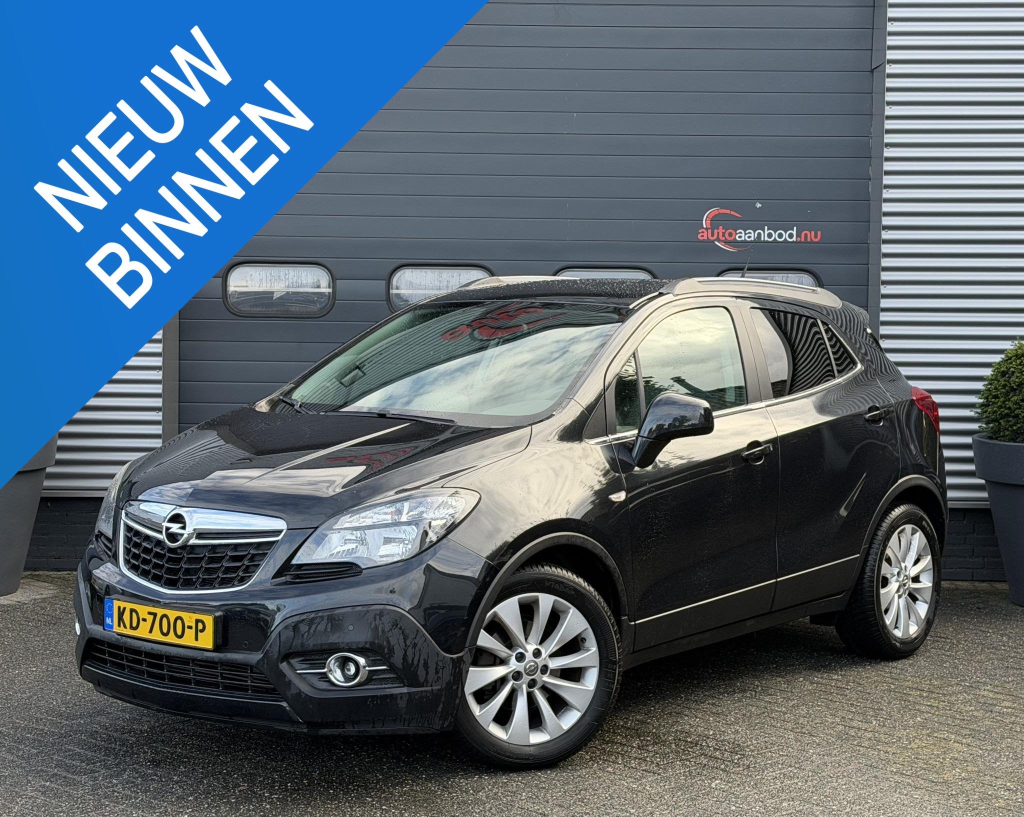 Opel Mokka 1.4 T Cosmo | Navigatie | Lederen Bekleding | Tre, Auto's, Voorwielaandrijving, Stof, 4 cilinders, Verwarmde buitenspiegels