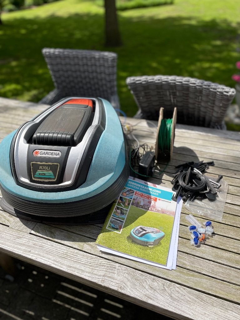 Robot Grasmaaier, Jardin & Terrasse, Tondeuses robotisées, Utilisé, 20 à 25 cm, Enlèvement ou Envoi
