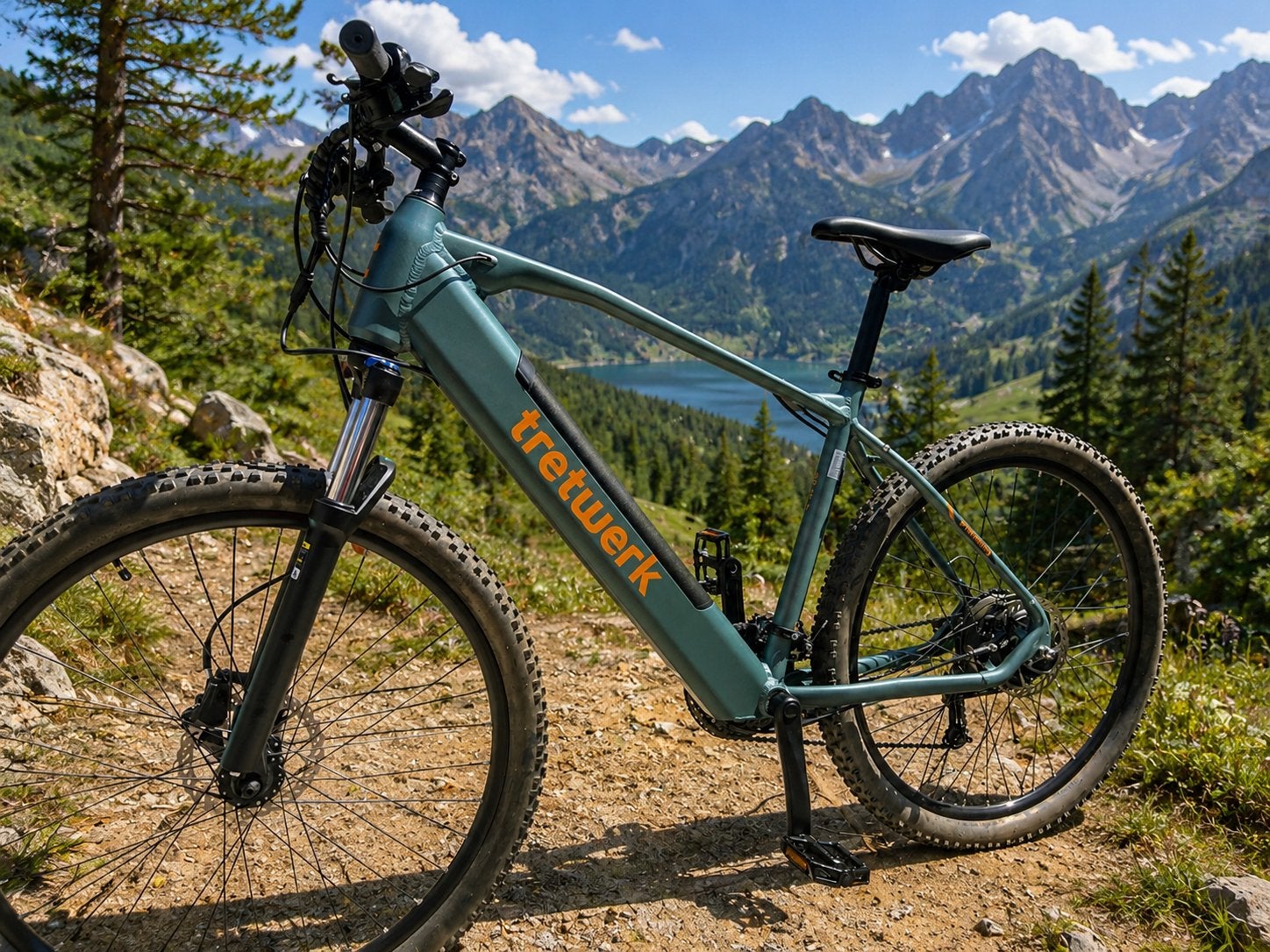 E-bike MTB Trekwerk 27,5” — 27 versnellingen, Fietsen en Brommers, Elektrische fietsen, Ophalen, Zo goed als nieuw
