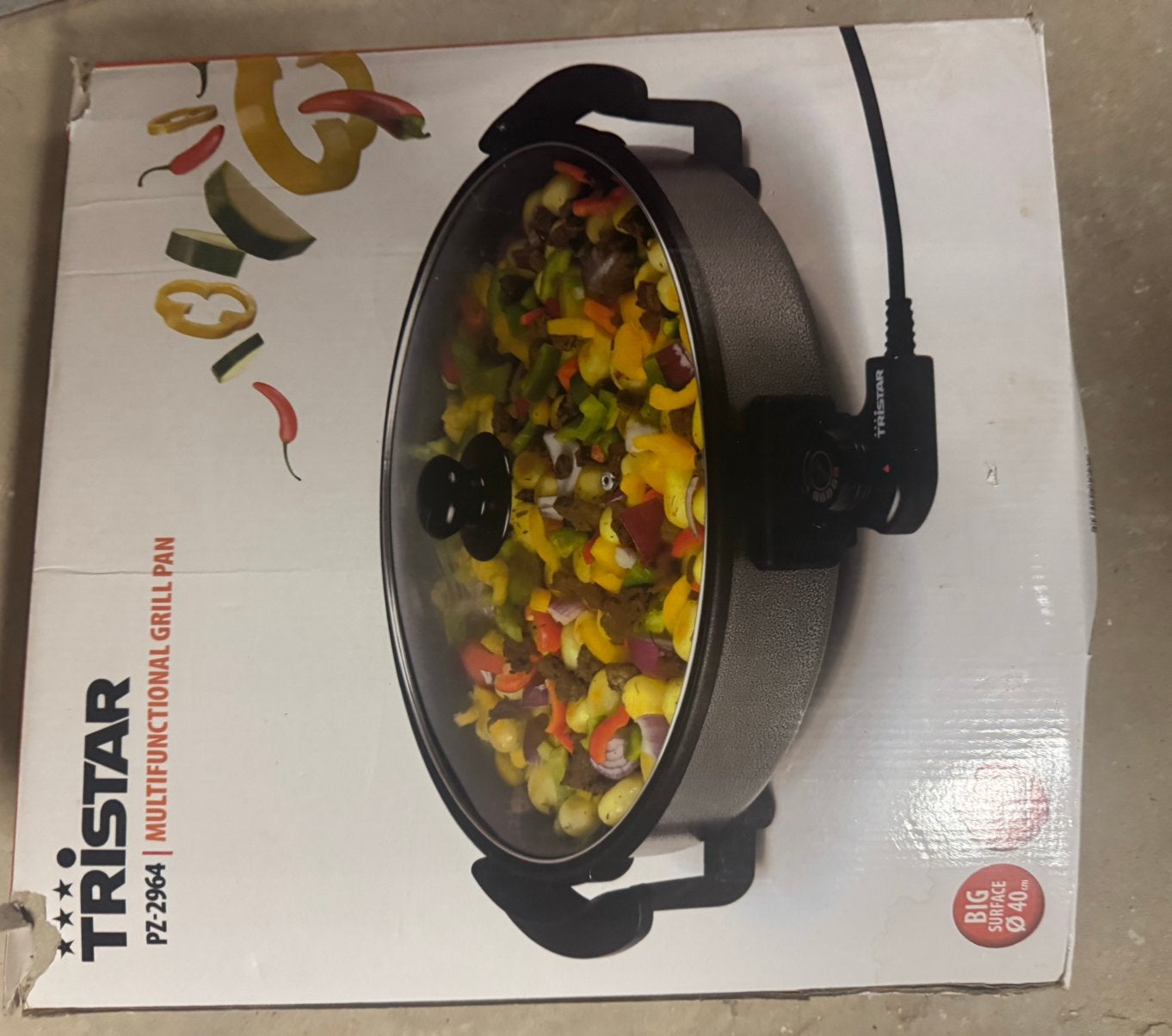 Tristar multifunctionele grill pan, Electroménager, Plaques de gril, Enlèvement, Comme neuf