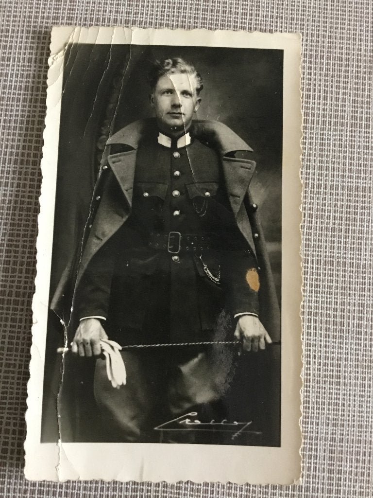 Soldaat F.Lepoudre Roeselare gesneuveld Gent Mei 1940 WOII, Verzamelen, Bidprentjes en Rouwkaarten, Verzenden, Bidprentje