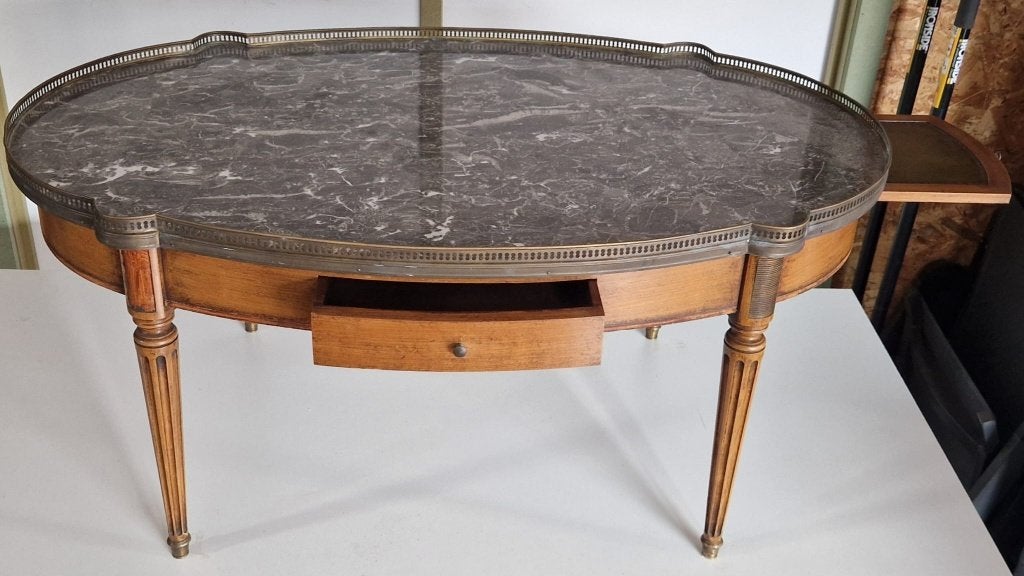 Elegante Lodewijk XVI-stijl Salontafel / Koffietafel, Ophalen