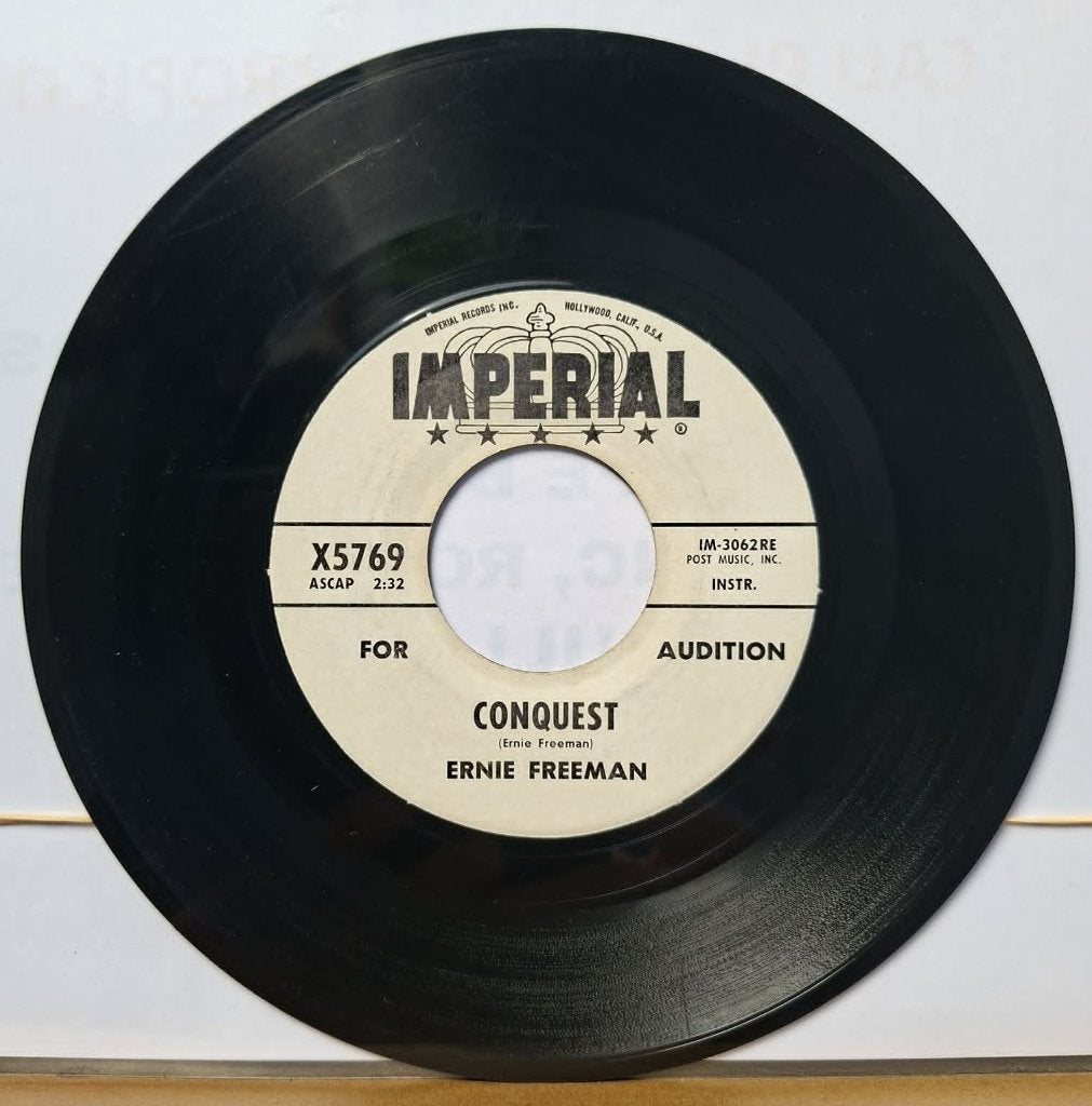 Ernie Freeman - Conquest - The Swingin' Preacher, Enlèvement ou Envoi, 7 inch, Utilisé, Pressage original