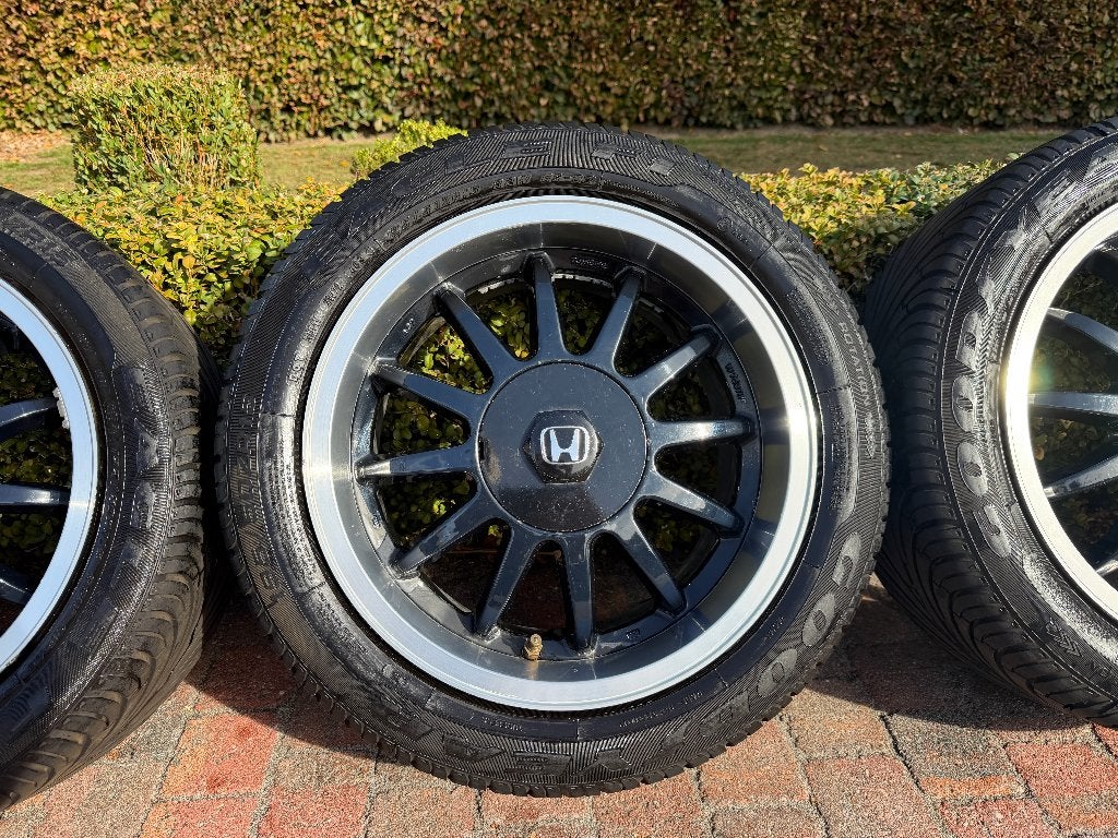 RH Honda 15’ Alu velgen met Goodyear banden, Gebruikt, 15 inch, Banden en Velgen, Ophalen of Verzenden