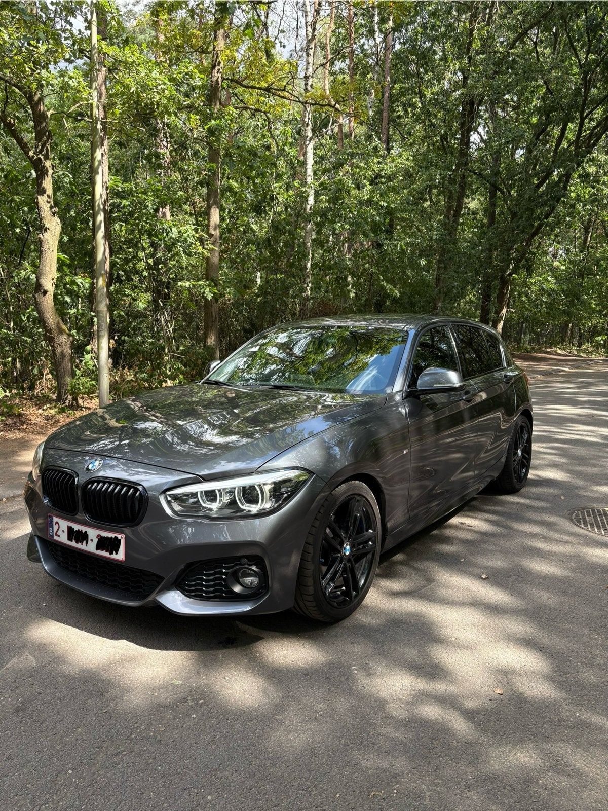 BMW 118i M Sport Pack Automaat, Autos, BMW, 100 kW, Argent ou Gris, Achat, Cruise Control