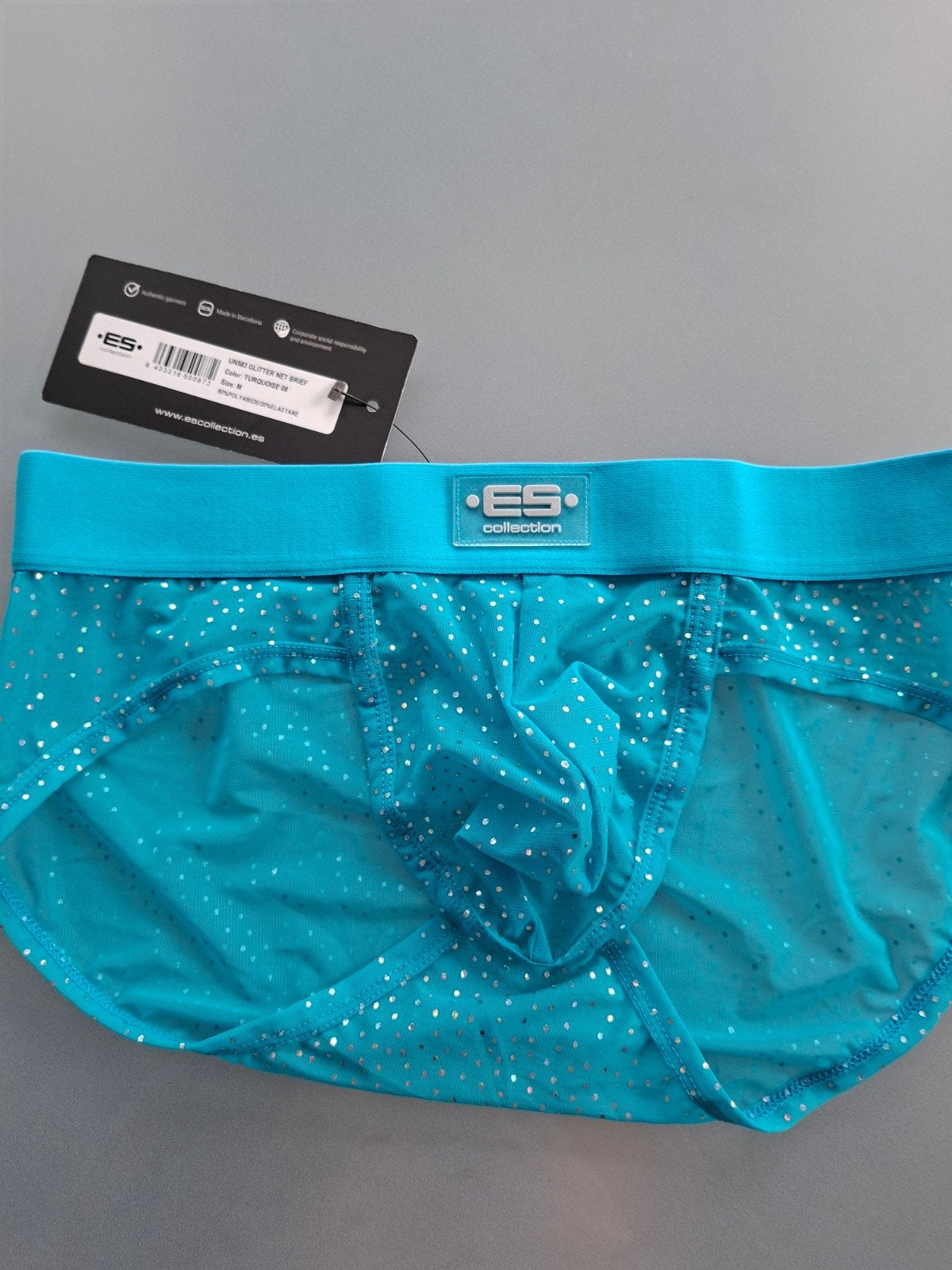 sexy doorkijk slip  ES Collection, Vêtements | Hommes, Enlèvement ou Envoi, Bleu, ES Collection, Slip