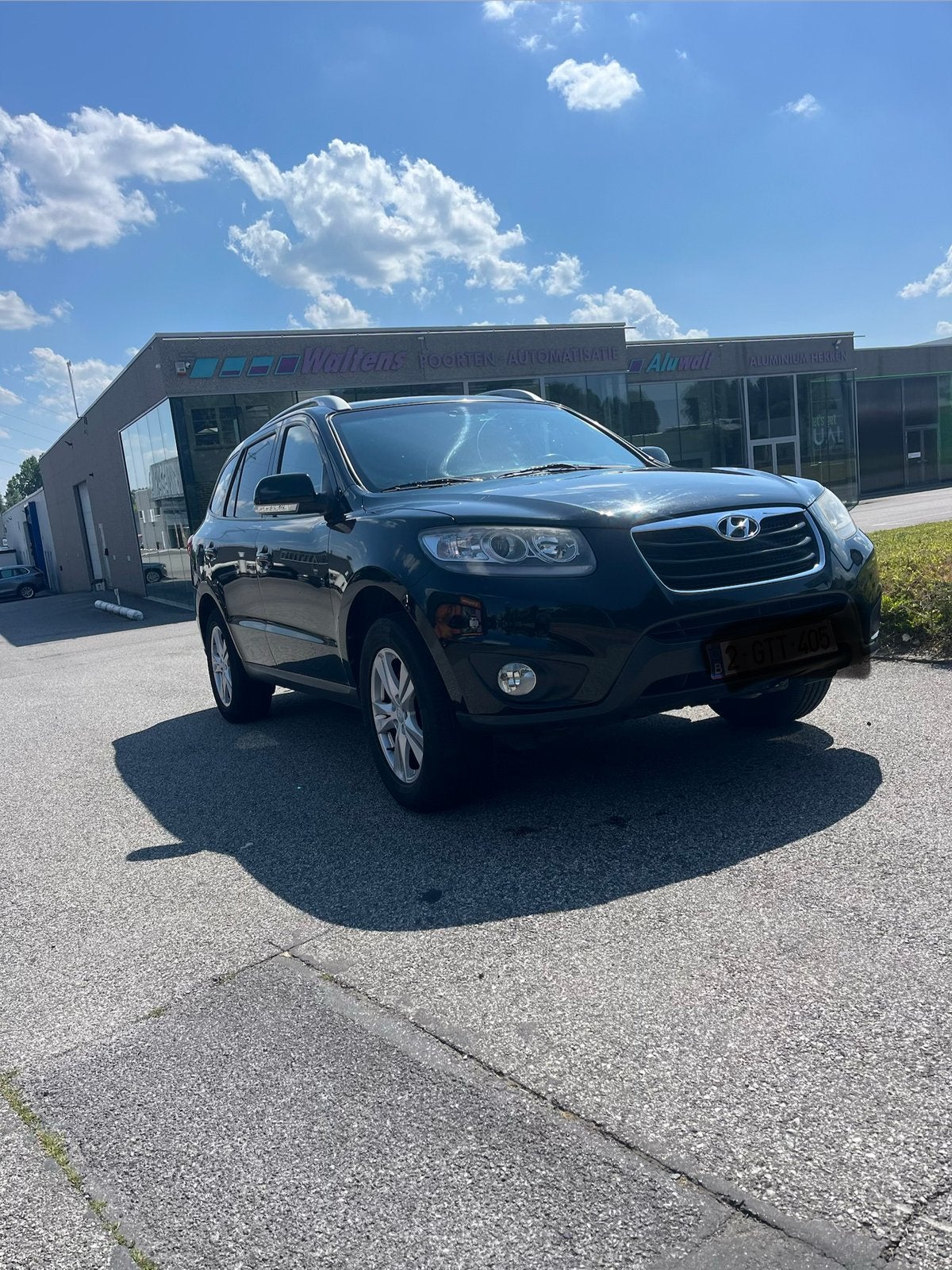 Hyundai santa fe euro5 diesel 7pl, Auto's, Hyundai, Euro 5, Santa Fe, Beige, Leder