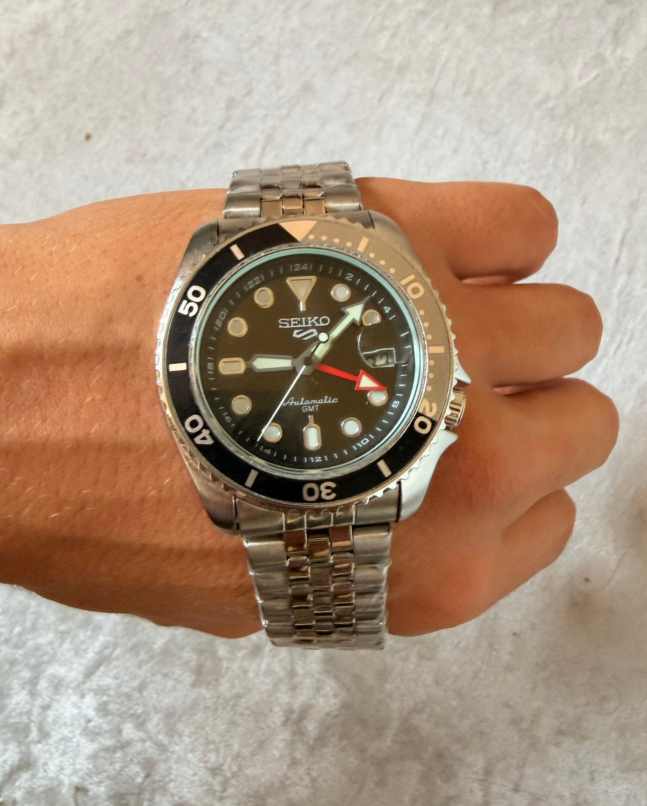 Seiko 5 sport, Bijoux, Sacs & Beauté, Montres | Hommes, Enlèvement, Comme neuf, Seiko
