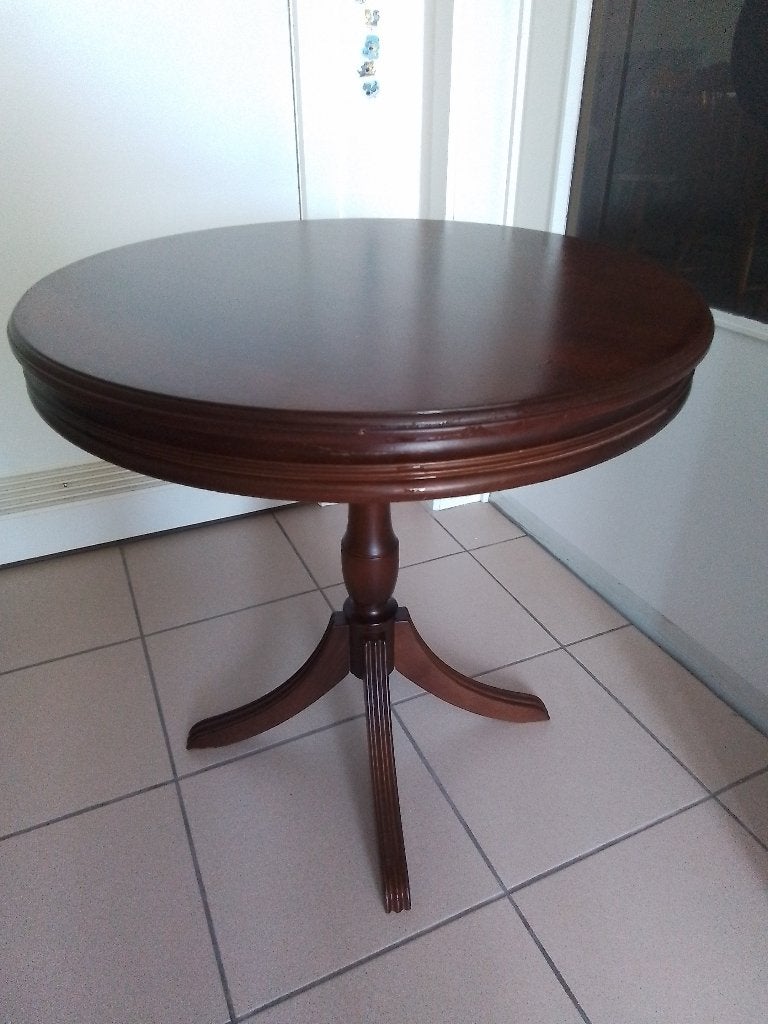 Mooie ronde salontafel in goede staat, Enlèvement, Utilisé