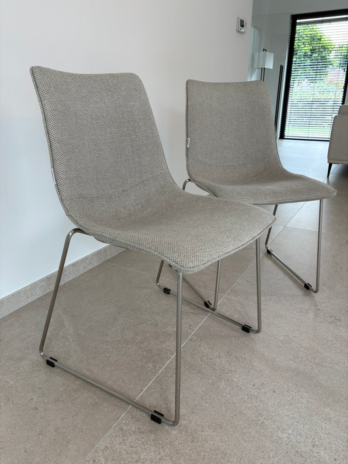 6 eetkamerstoelen, Ophalen, Zo goed als nieuw, Vijf, Zes of meer stoelen, Stof