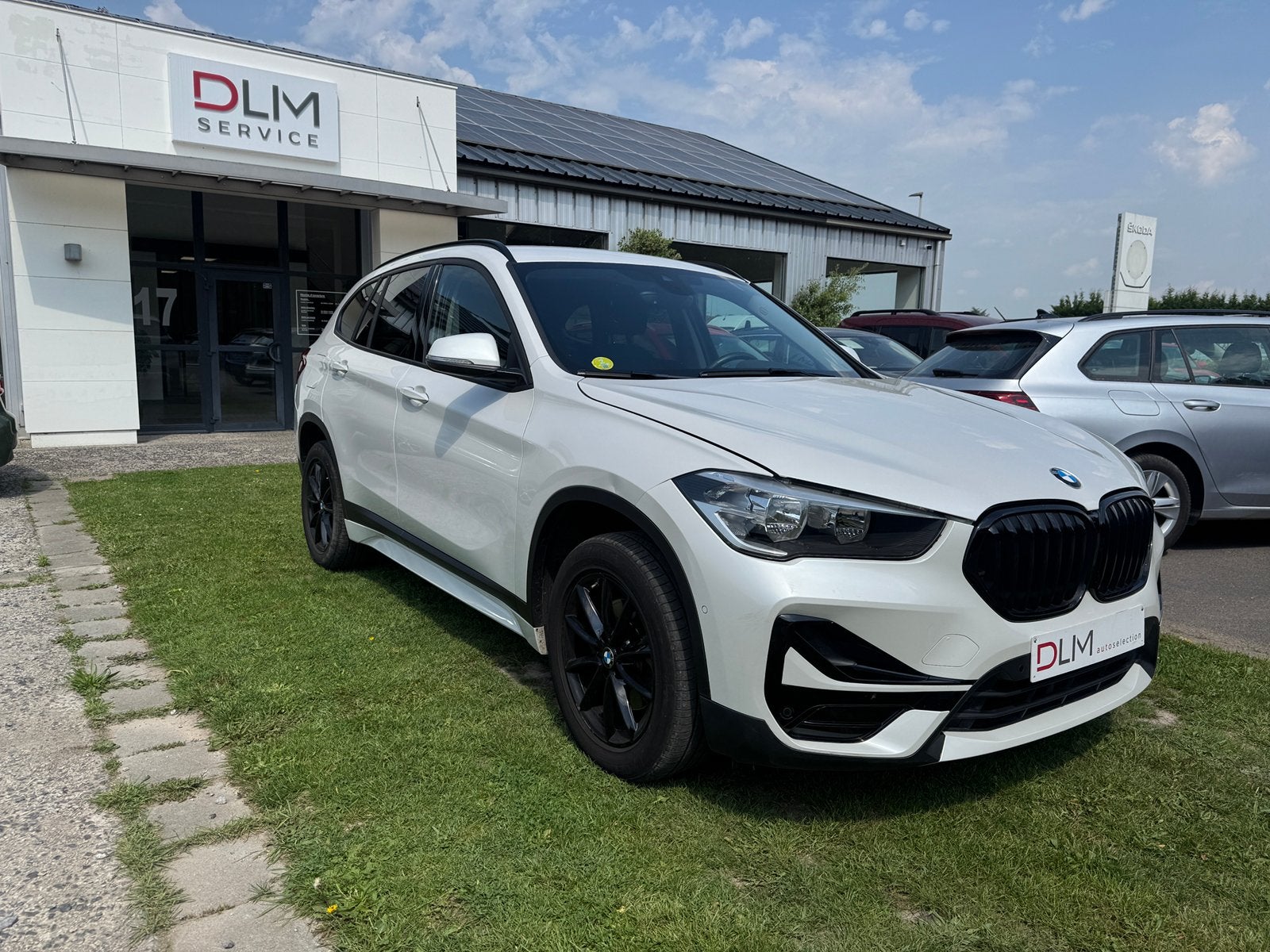 Bmw X1 sDrive 18d boite auto blanc nacré cuir noir 02/2020, Achat, Euro 6, Carnet d'entretien, Noir