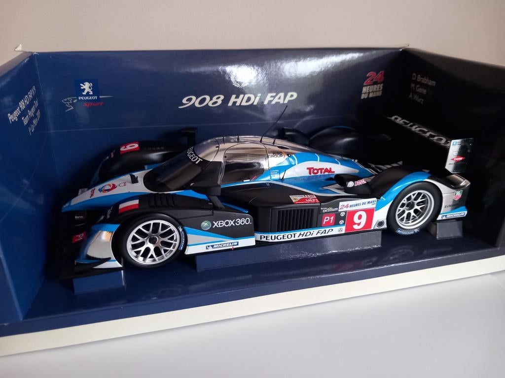 PEUGEOT 908 HDI FAP .LE MANS 2009. 1/18, Auto, MiniChamps