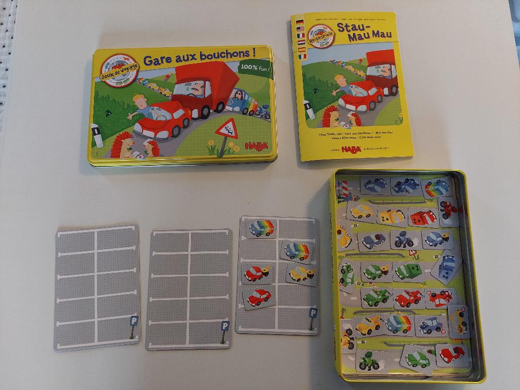 Jeu de voyage magnétique "Gare aux bouchons" (HABA), Jeu de voyage, Trois ou quatre joueurs, Haba, Comme neuf