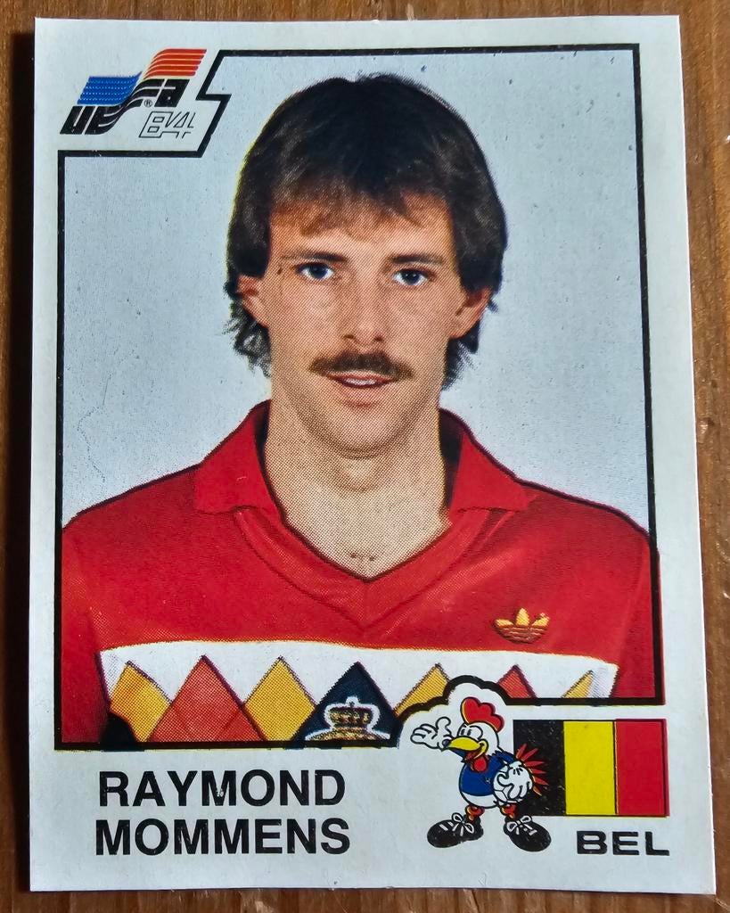 Panini Euro 84 nr 95 Ramond Mommens Unused Belgique !, Enlèvement ou Envoi, Comme neuf, Autocollant