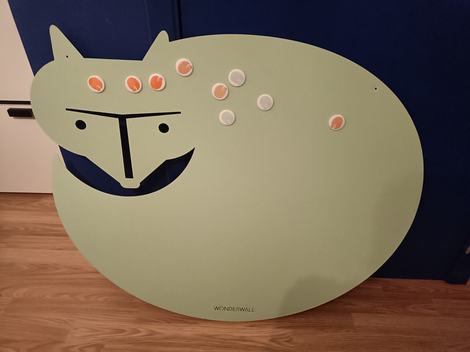 Wonderwall Magneetbord Vos mintgroen - XL + 3 sets magneten, Huis en Inrichting, Woonaccessoires | Memoborden, Ophalen, Zo goed als nieuw