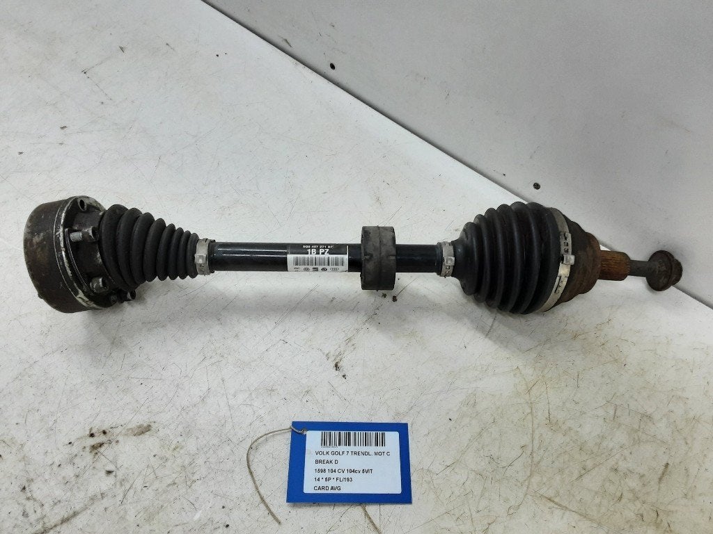 AANDRIJFAS LINKS VOOR Golf VII Variant (AUVV) (5Q0407271BP), Gebruikt, Volkswagen, Volkswagen AG, Kundenbetreuung@volkswagen.de