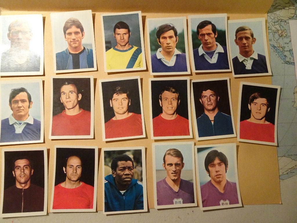 89 Images genre Panini - Vanderhout Football belge 70/71, Enlèvement ou Envoi, Comme neuf, Plusieurs images