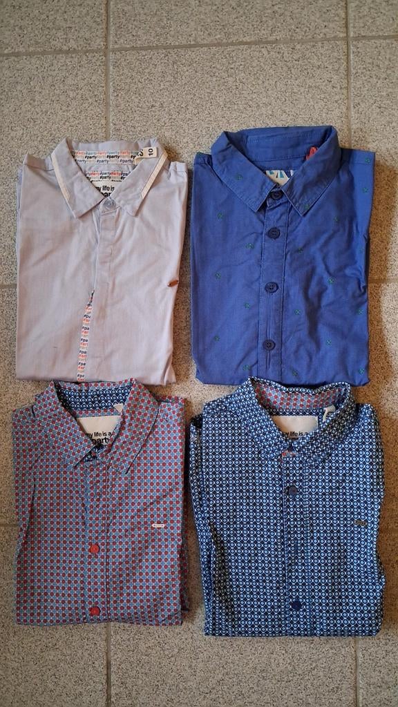 4 hemden Cks maat 140/146, Cks, Ophalen of Verzenden, Zo goed als nieuw, Shirt of Longsleeve