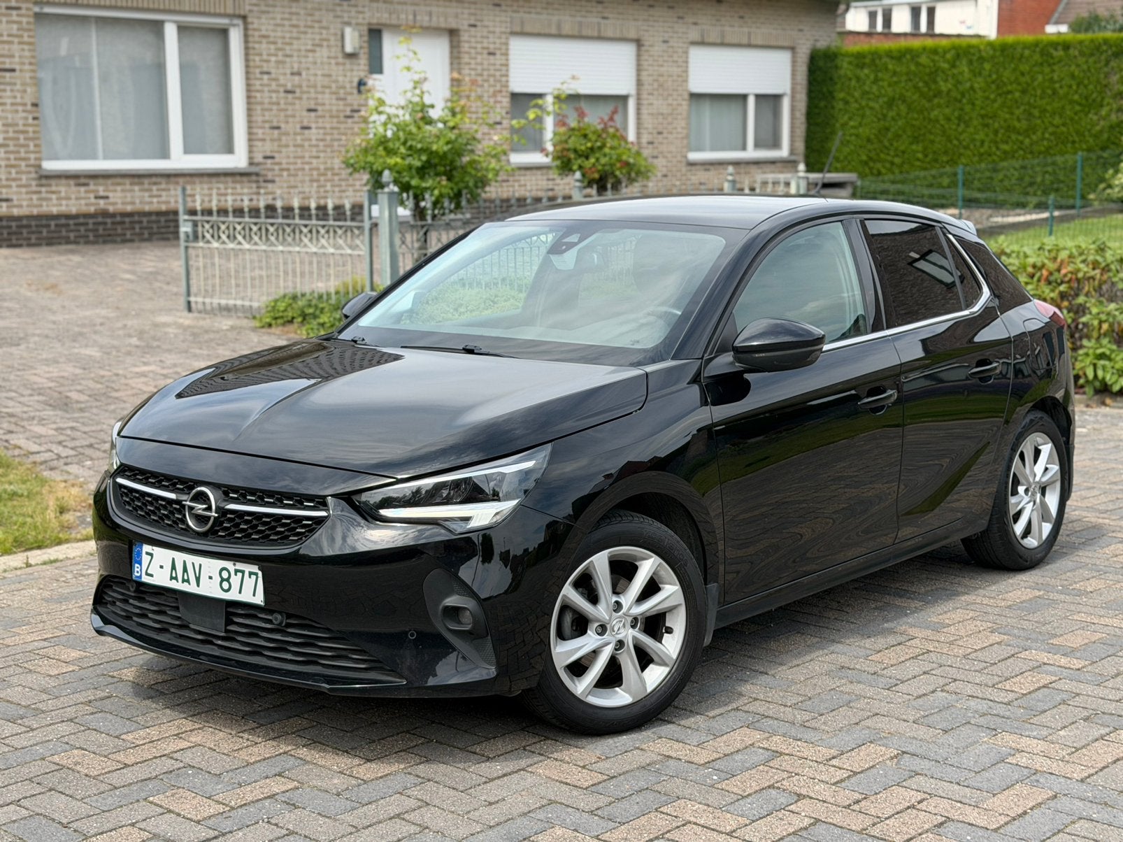 Opel Corsa Met Veel Optie’s En Weinig Kms, Auto's, Euro 6, Leder en Stof, Zwart, Bedrijf