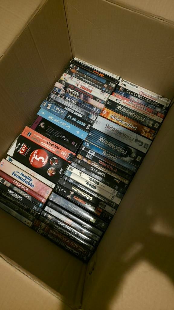 Lot DVD, Enlèvement
