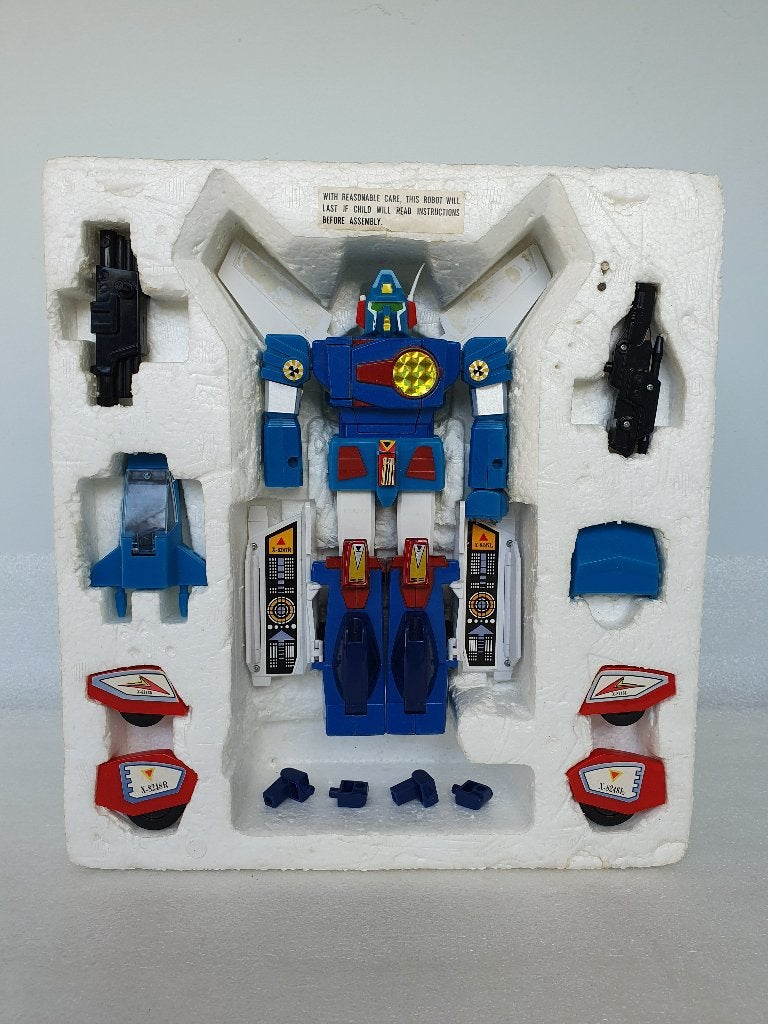 Astrobot: 4 in 1 Diecast Robot (Royal Condor, Taiwan, 1985), Verzamelen, Ophalen of Verzenden, Gebruikt