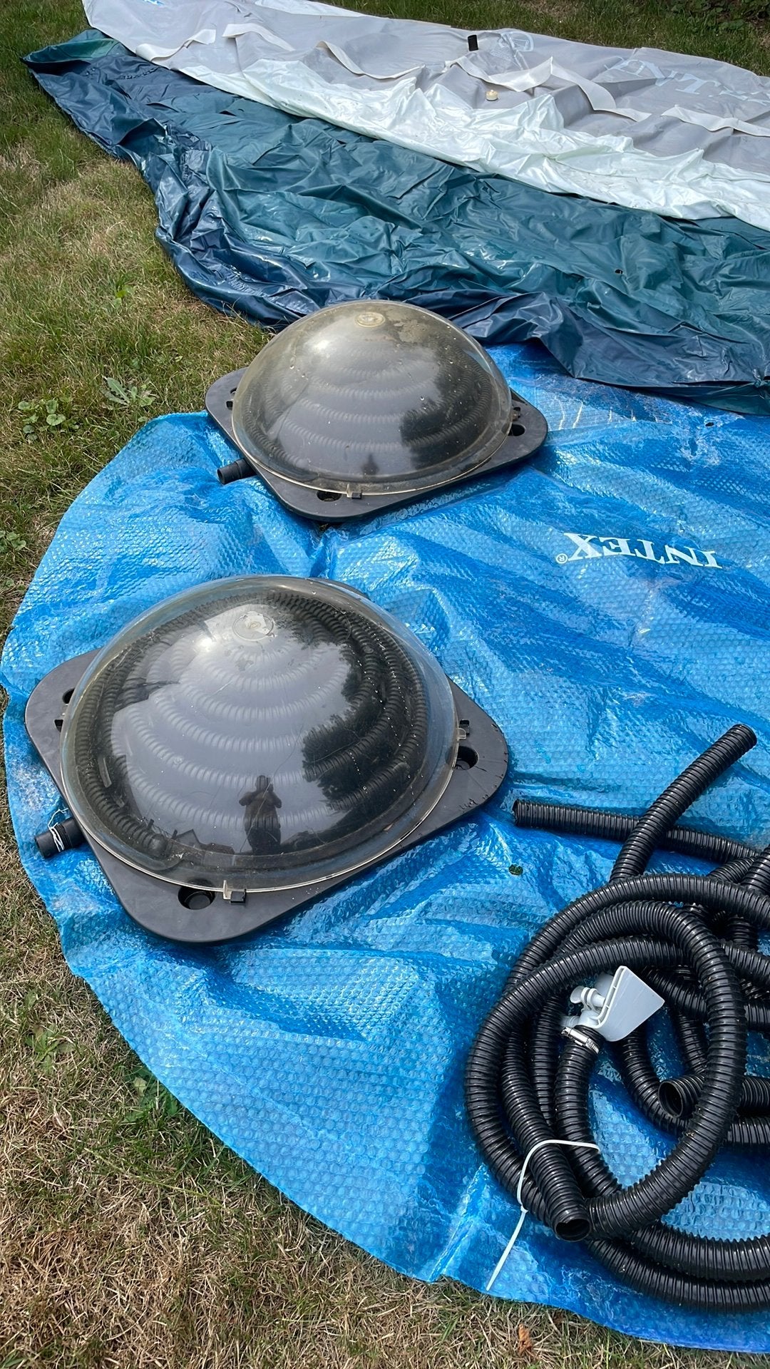 Picine Imtex 3,66m + pompe et foltre a boules de cotons, Enlèvement, Utilisé, Chauffage