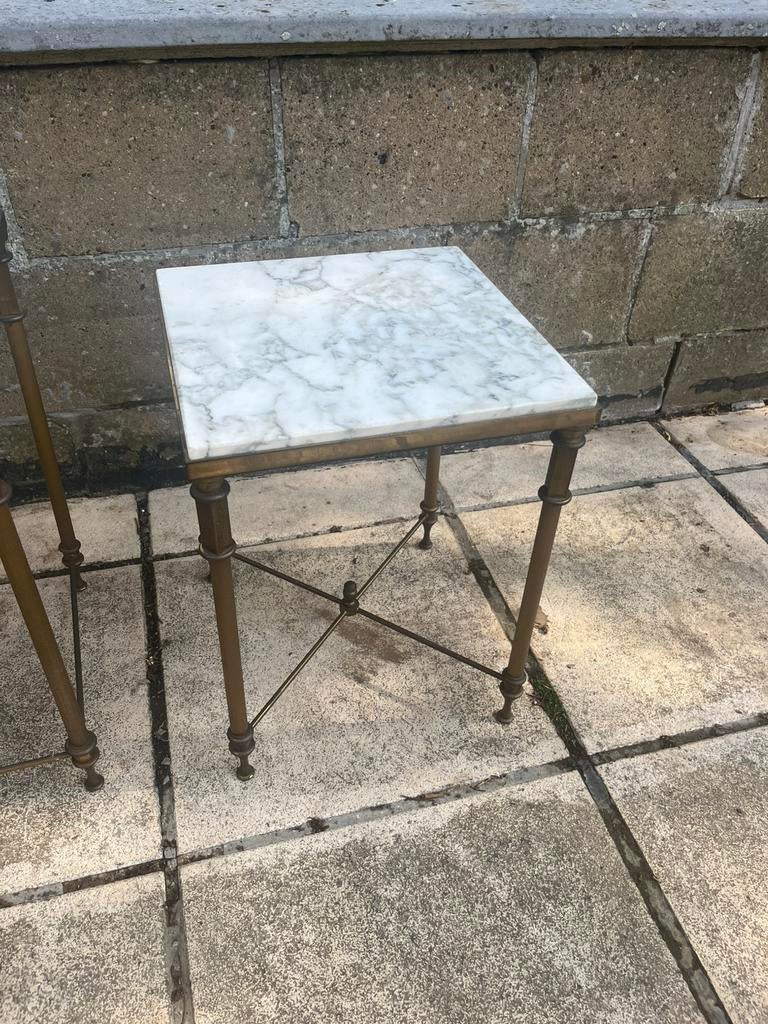 deux tables en marbre Hollywood Regency, Enlèvement