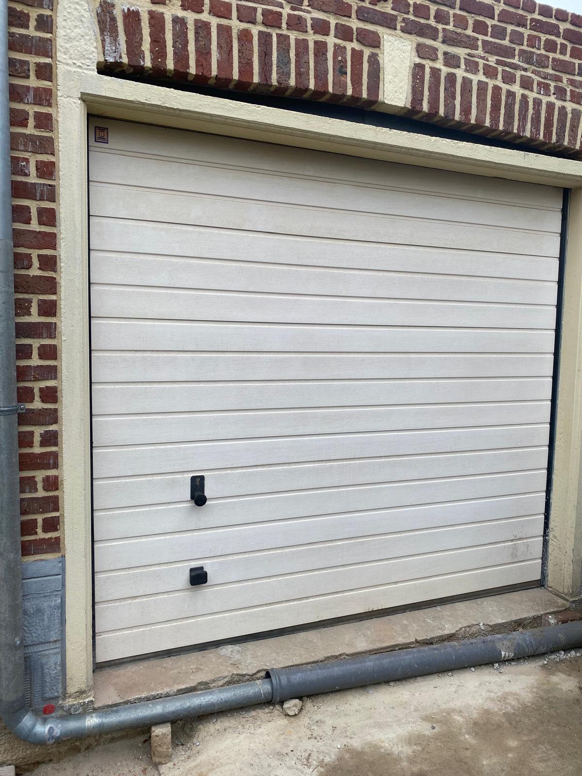 Sectionale garagepoort hormann, Ophalen, Gebruikt, Garagedeur, Metaal