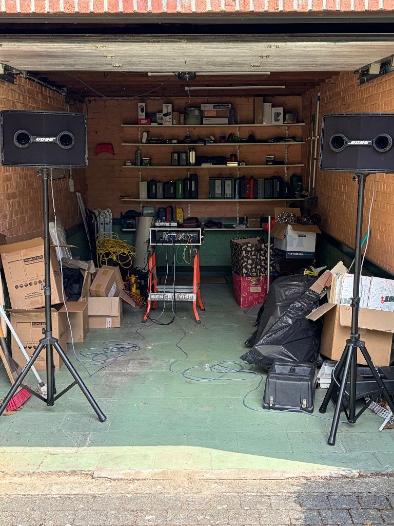 PA/DJ Bose 802 audio systeem compleet, in zeer goede staat, Enlèvement, Utilisé, 150 watts ou plus, Câbles inclus