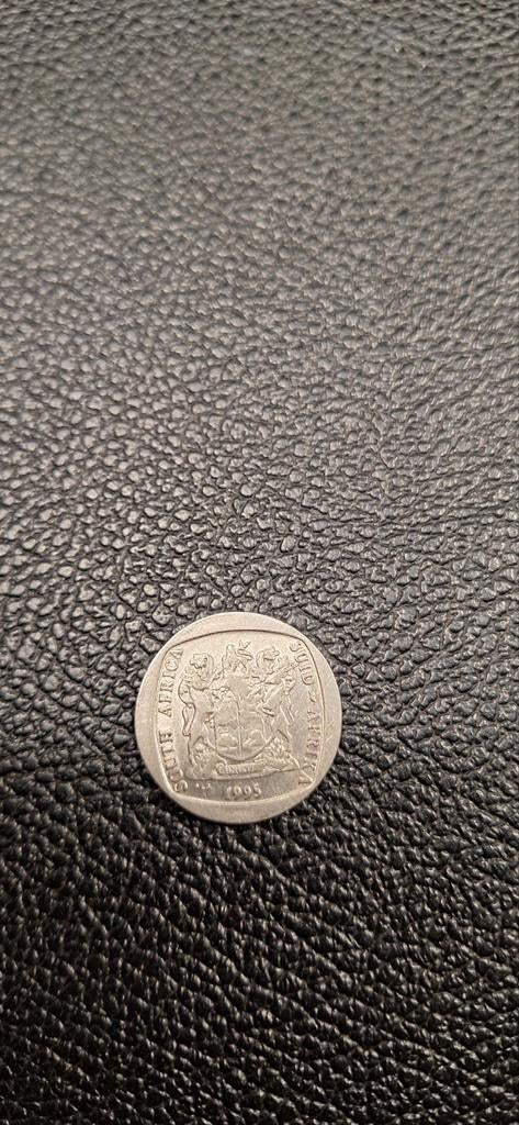 Zuid-Afrika 5 rand 1995, Timbres & Monnaies, Monnaies | Afrique, Enlèvement ou Envoi, Afrique du Sud