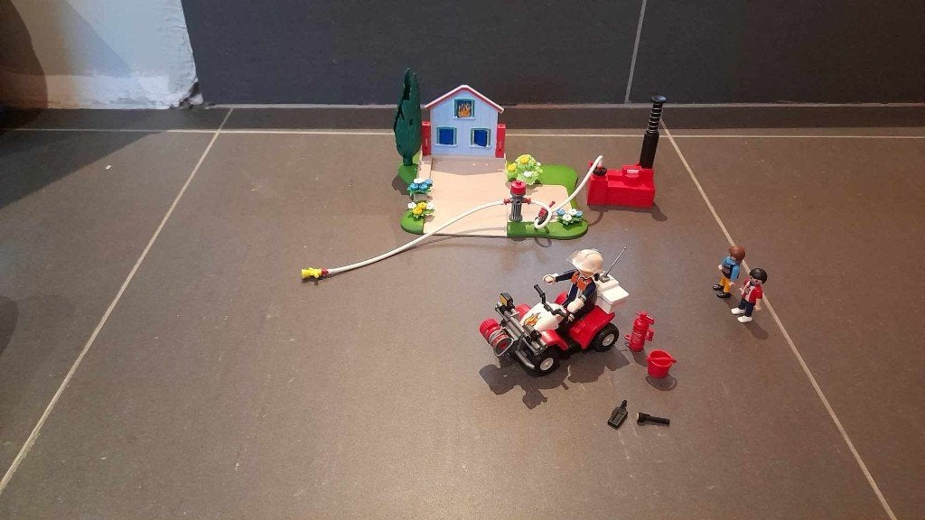 Playmobil brandweer interventie, Enlèvement, Comme neuf, Kit complet, Autres types