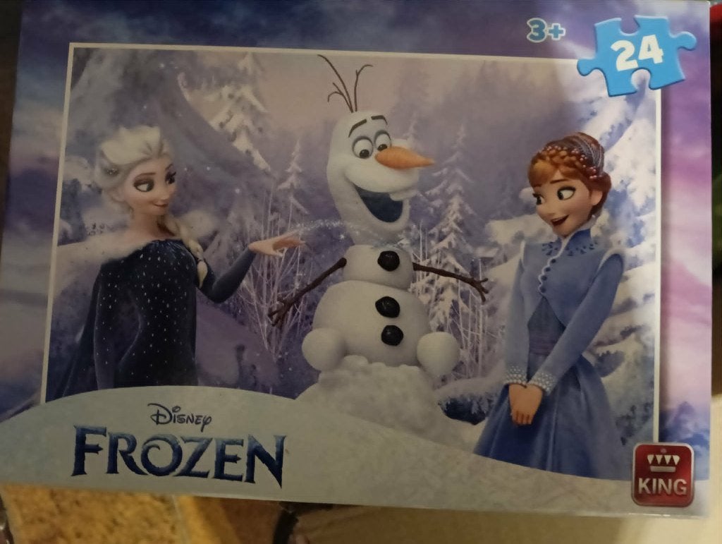 Frozen puzzel, Ophalen