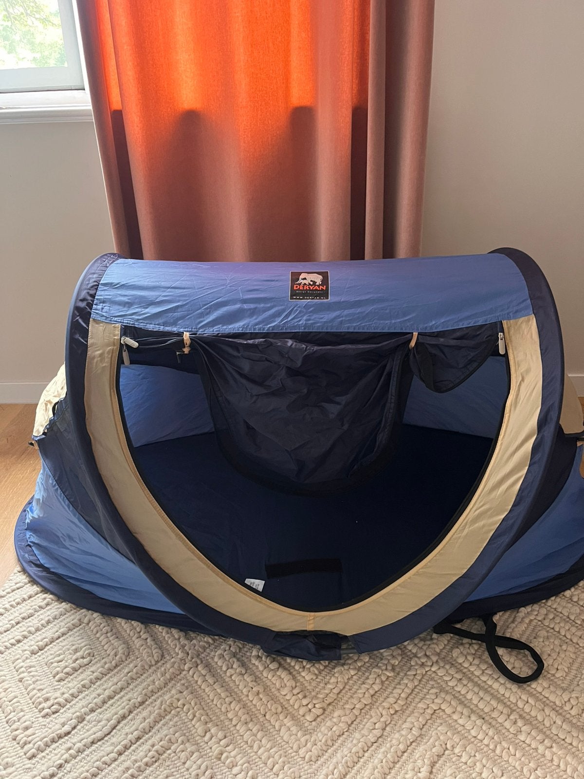 Deryan reisbedje / tent, Ophalen, Zo goed als nieuw, Reisbedje