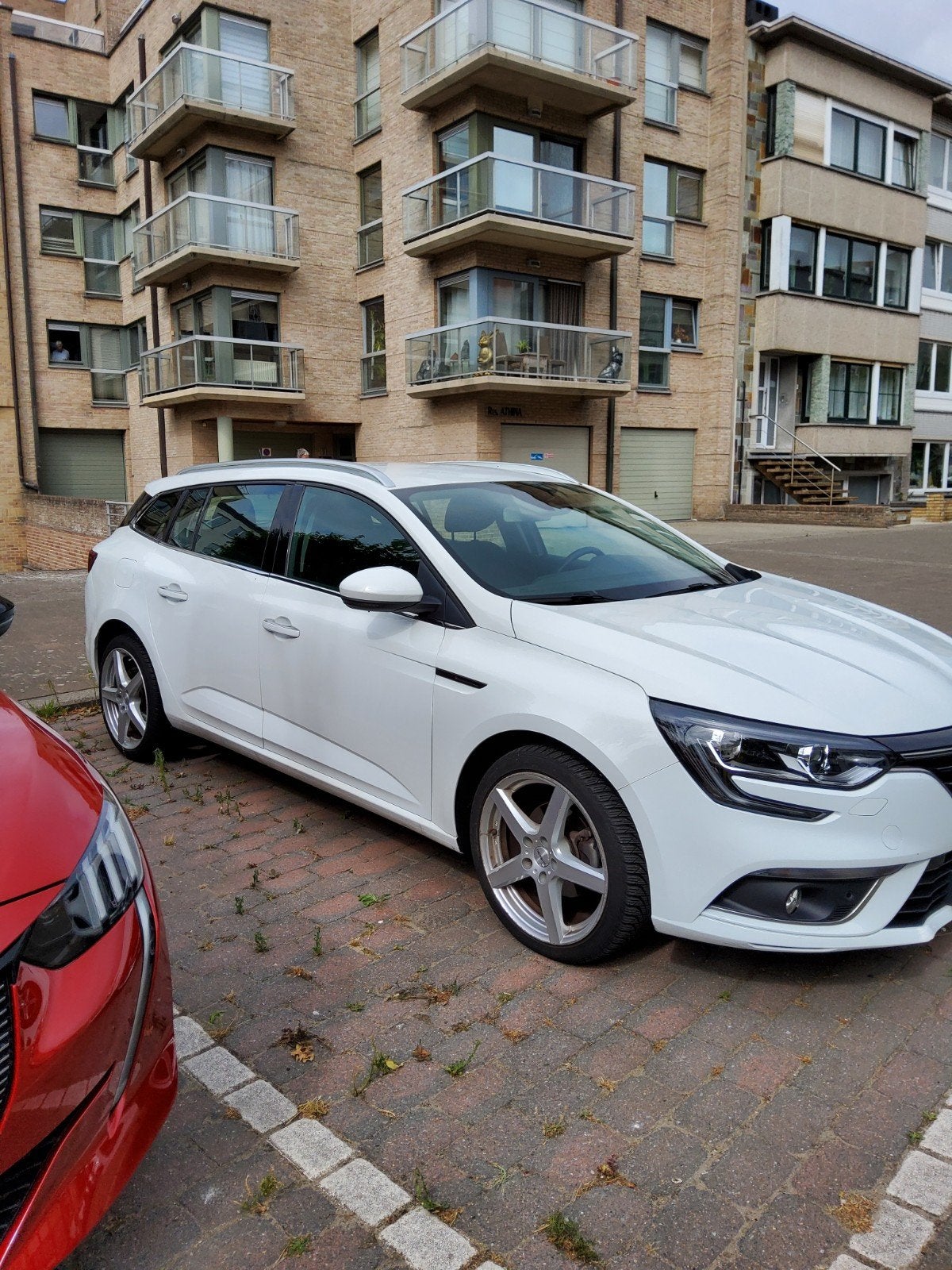 RENAULT MEGANE, Auto's, Renault, Automaat, Zwart, Leder en Stof, Wit