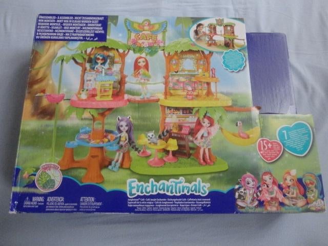 Enchantimal Café, Kinderen en Baby's, Speelgoed | Poppen, Ophalen of Verzenden, Zo goed als nieuw, Overige typen