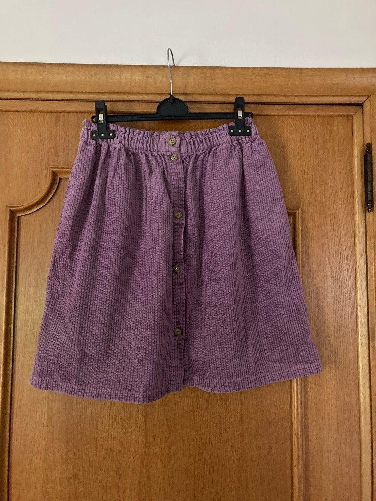Oudroze geribbeld rokje in velours, Hampton Bays, 170, 15 j, Kinderen en Baby's, Kinderkleding | Maat 170, Hampton Bays, Meisje