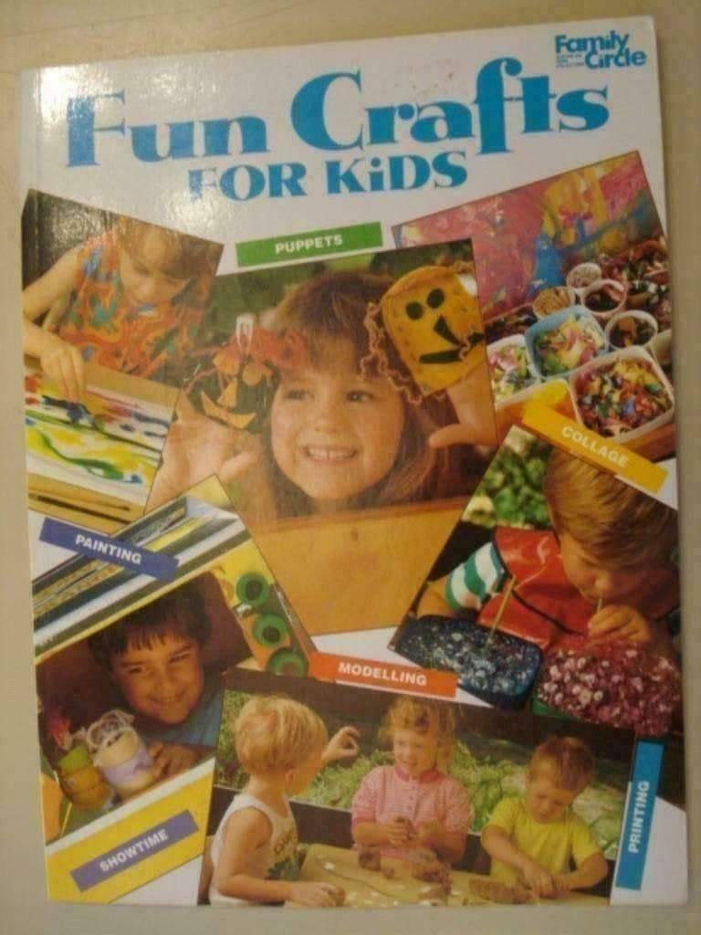 8. Fun Crafts for Kids Puppets painting modelling showtime, Livre de bricolage, Overige thema's, Éducatif, Blanc