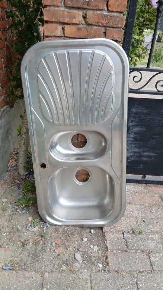 wasbak, Ophalen, Zo goed als nieuw, Inox