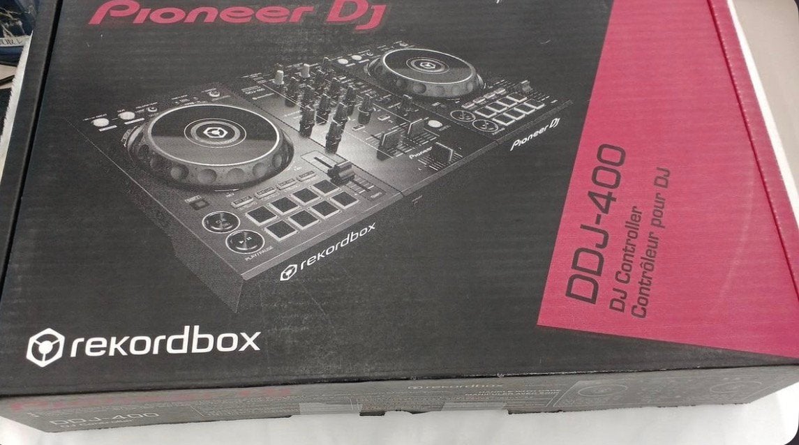 Pioneer ddj 400+ doos en papieren, Computers en Software, Interne voedingen, Zo goed als nieuw, Ophalen