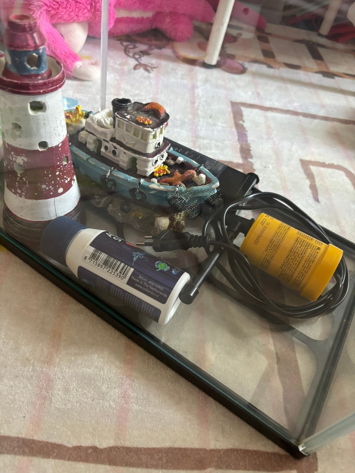 Dieren (vissen), Aquarium vide, Enlèvement, Utilisé, Accessoires inclus