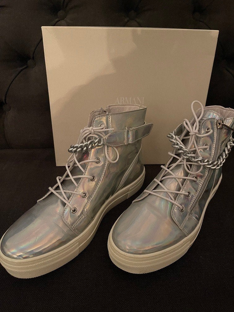 Exclusieve Armani design meisjes dames sneakers maat 40, Armani, Gris, Enlèvement ou Envoi, Sneakers et Baskets